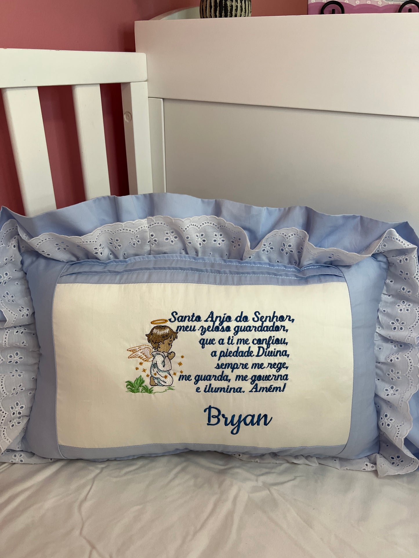 Decorated Pillow Baby Size 15x24 inch