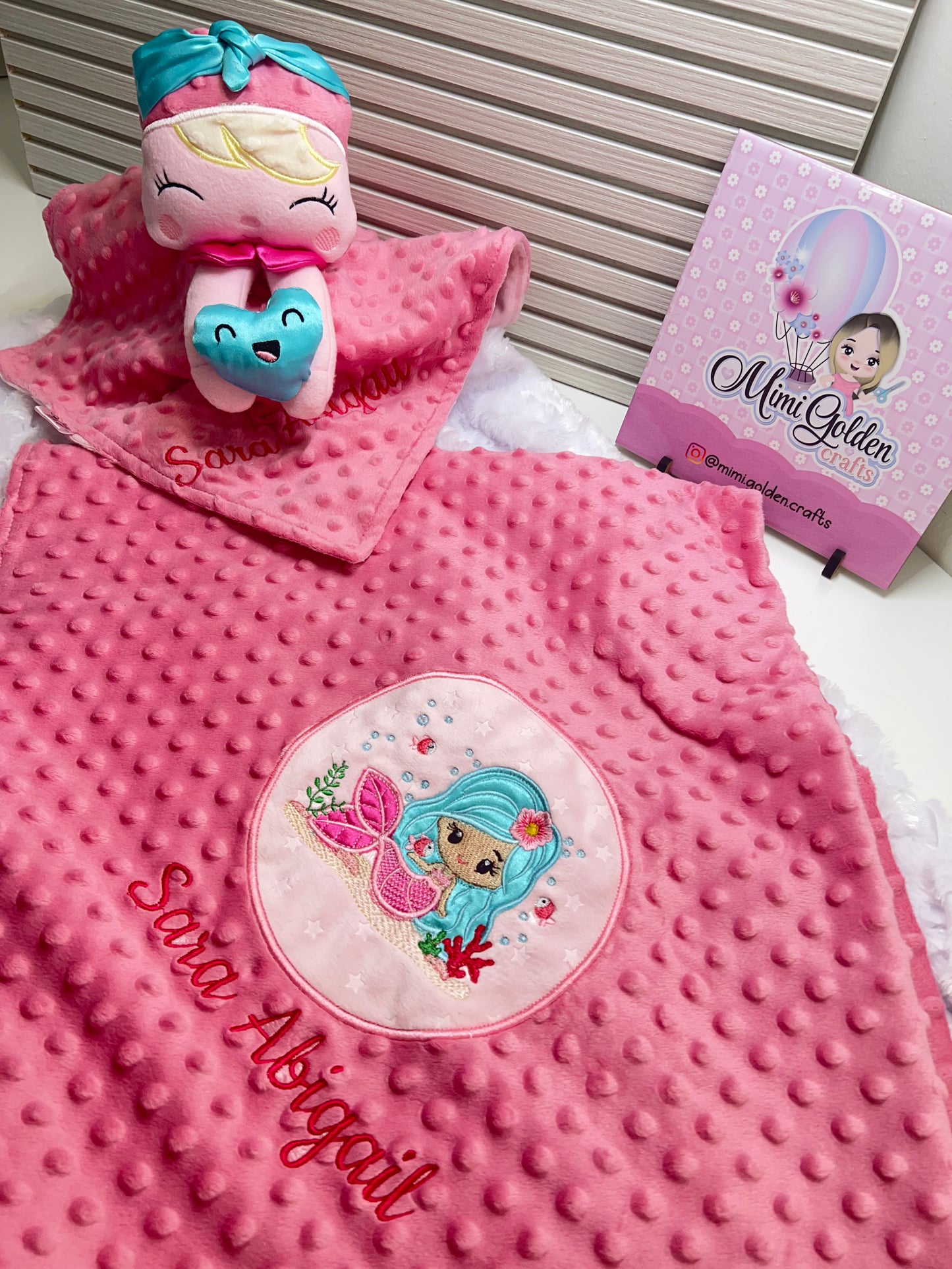 Stuffed Doll and Blanket