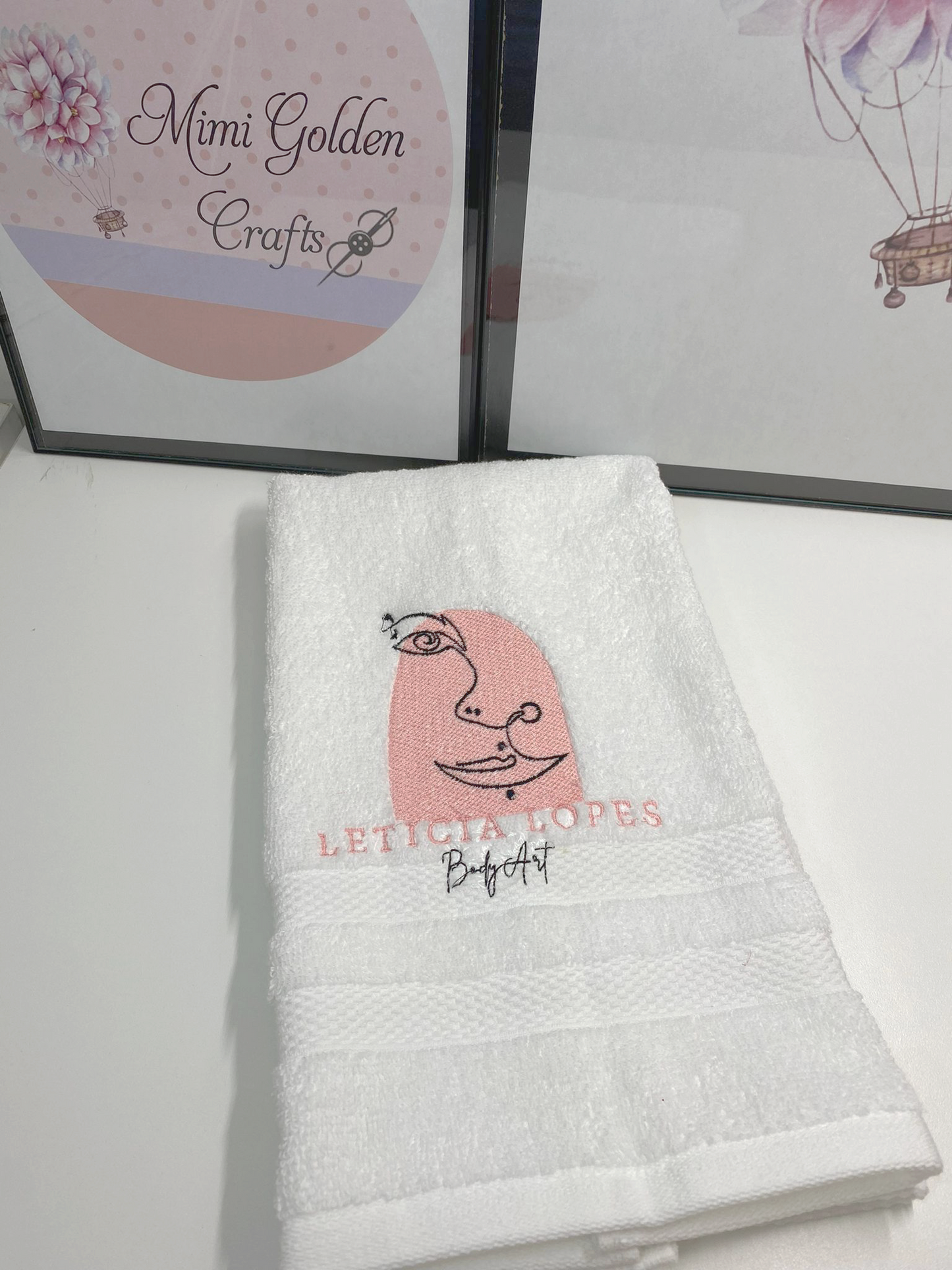 Embroidered Hand Towel with Your Logo