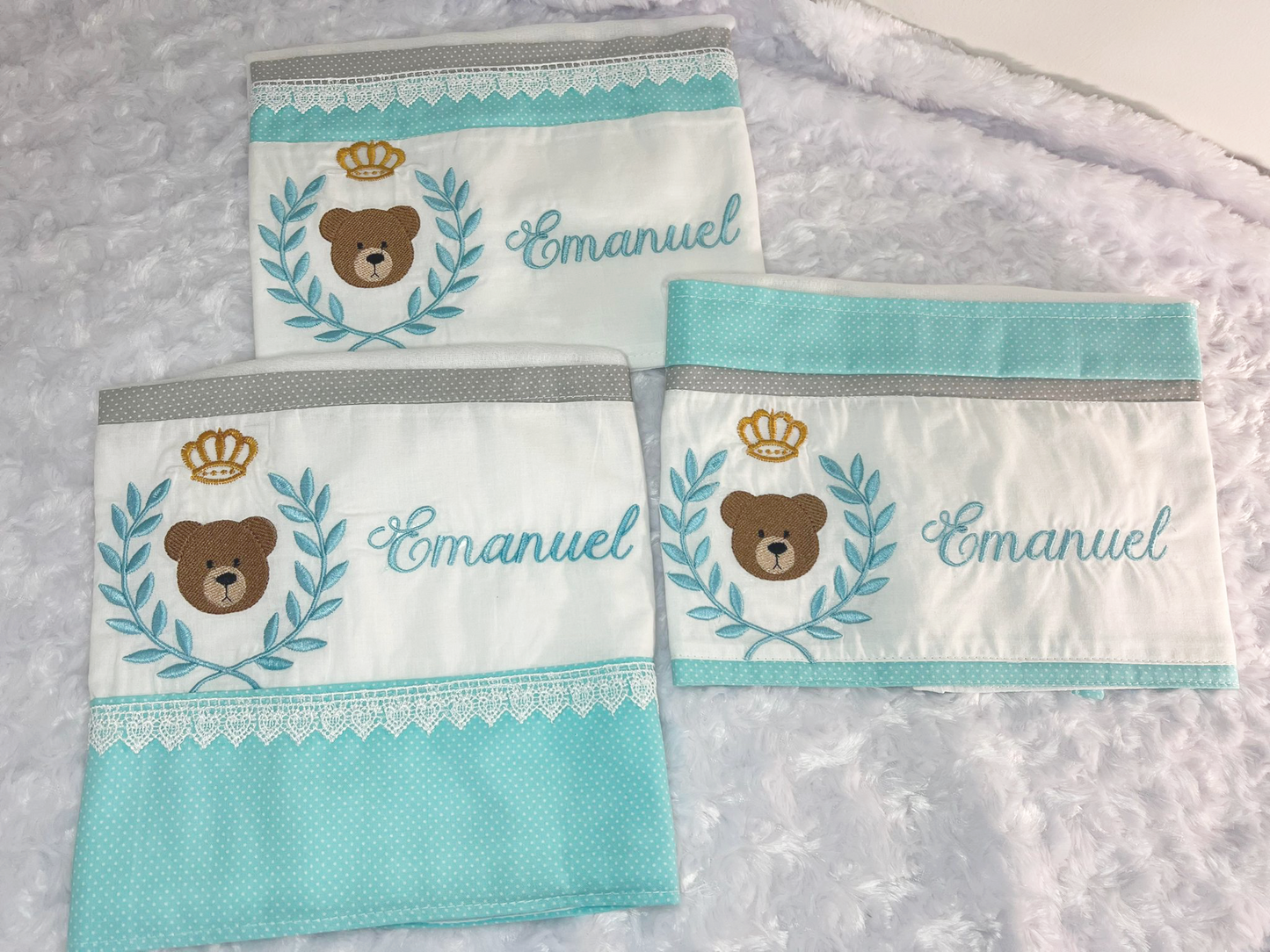 Baby Blanket - Stroller + Breastfeeding Pillow + Pack Diaper Burp Cloths Baby Burp Clothes